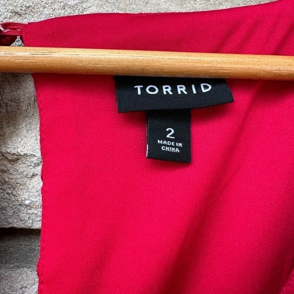 Torrid Red Lace Dress - Picture 4 of 10